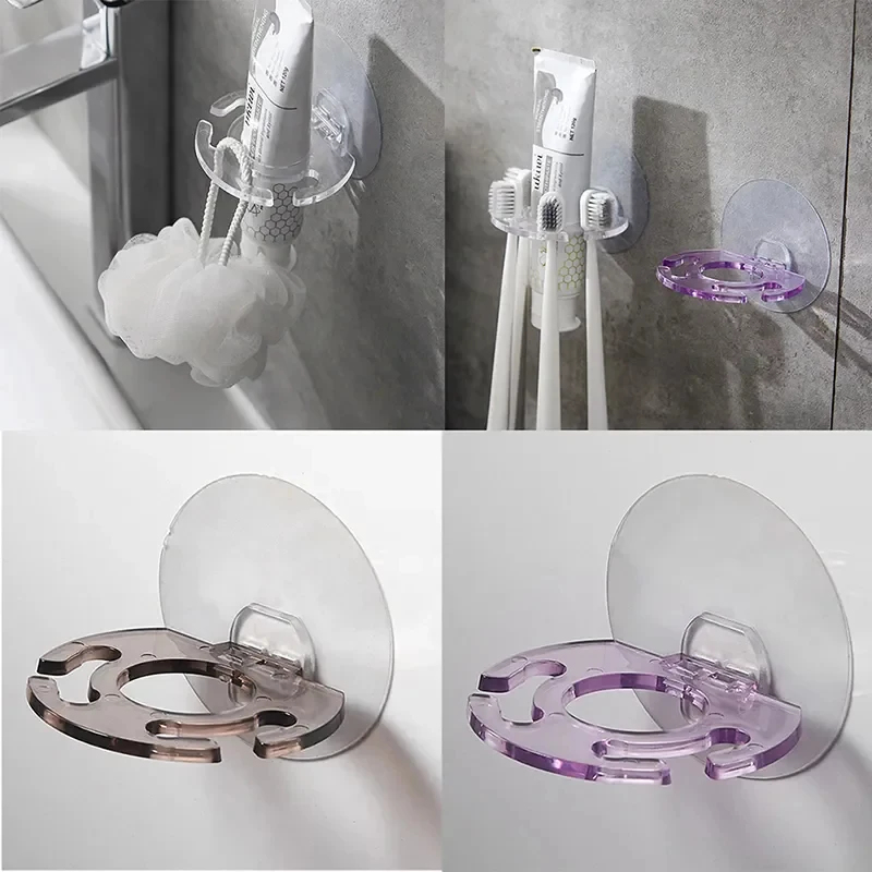 ที่บีบยาสีฟันแบบติดผนังพร้อมที - Toothbrush Holder Set บทวิจารณ์และราคา