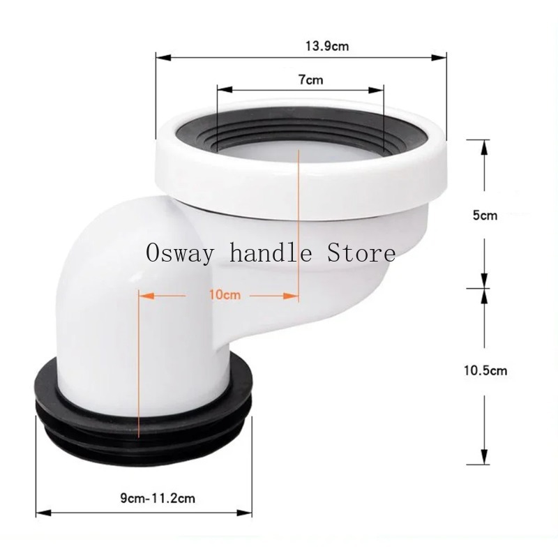 ข้อต่อโถสุขภัณฑ์แบบเอียง 2/5/1 - Plunger Toilet บทวิจารณ์และราคา