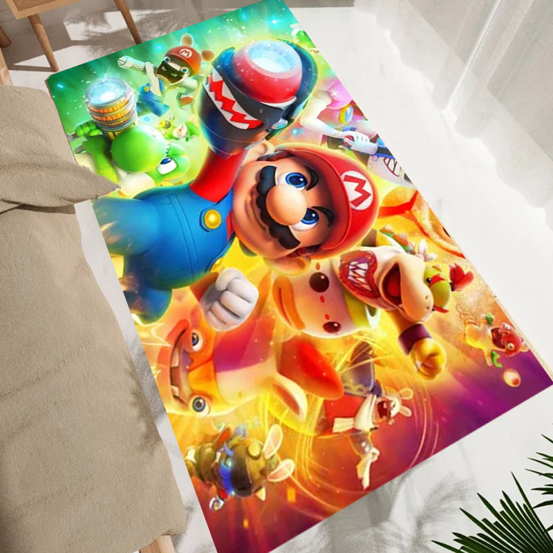 การ์ตูนS-Super M-Mario Brosเกม - Home Bathroom Floor Mats บทวิจารณ์และราคา