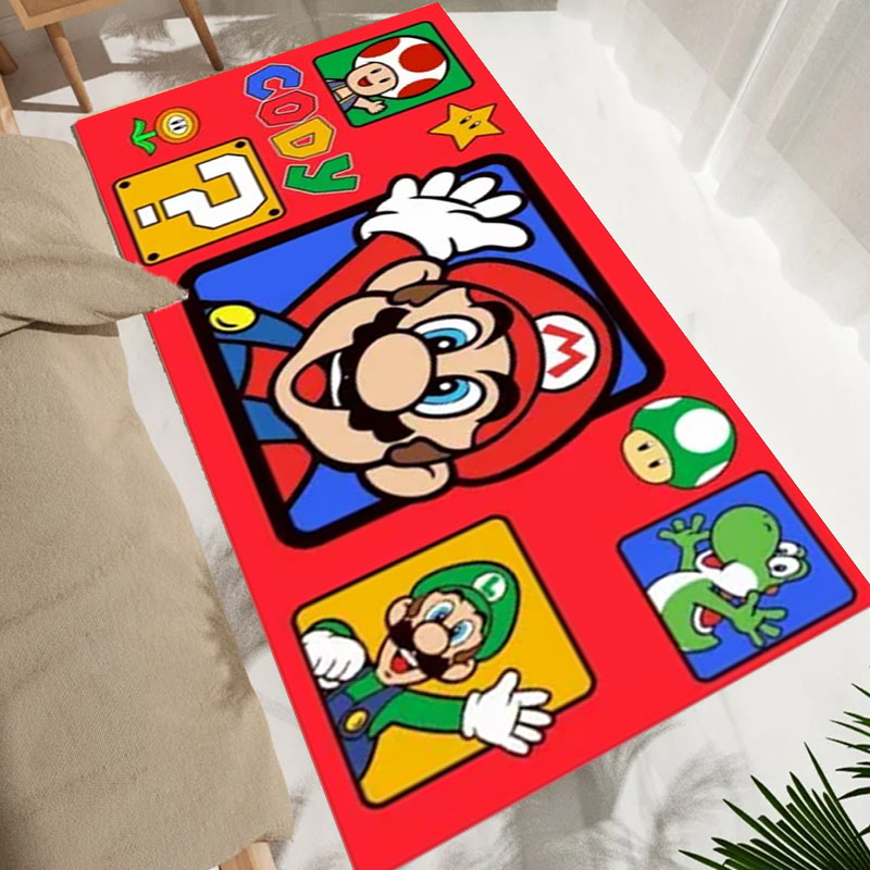การ์ตูนS-Super M-Mario Brosเกม - Home Bathroom Floor Mats บทวิจารณ์และราคา