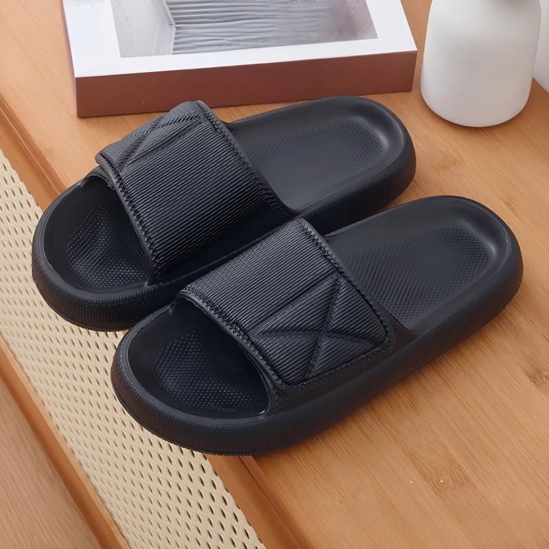 ผู้ชายหนาSoledรองเท้าแตะSlip-O - Home Bathroom Wear บทวิจารณ์และราคา