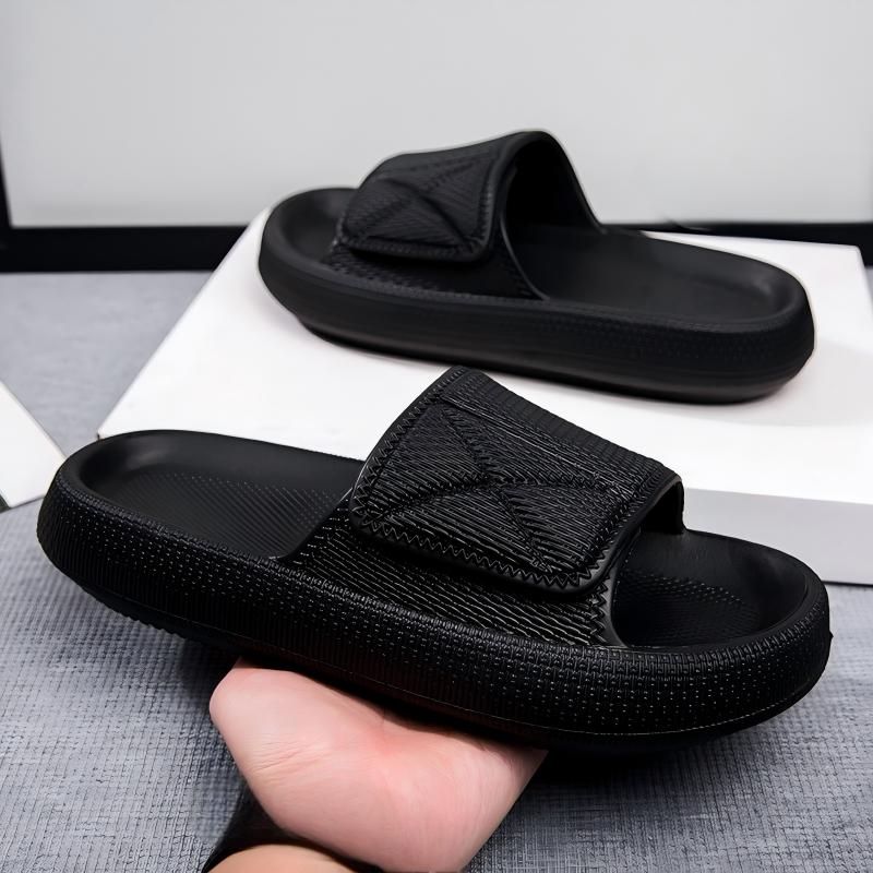 ผู้ชายหนาSoledรองเท้าแตะSlip-O - Home Bathroom Wear บทวิจารณ์และราคา