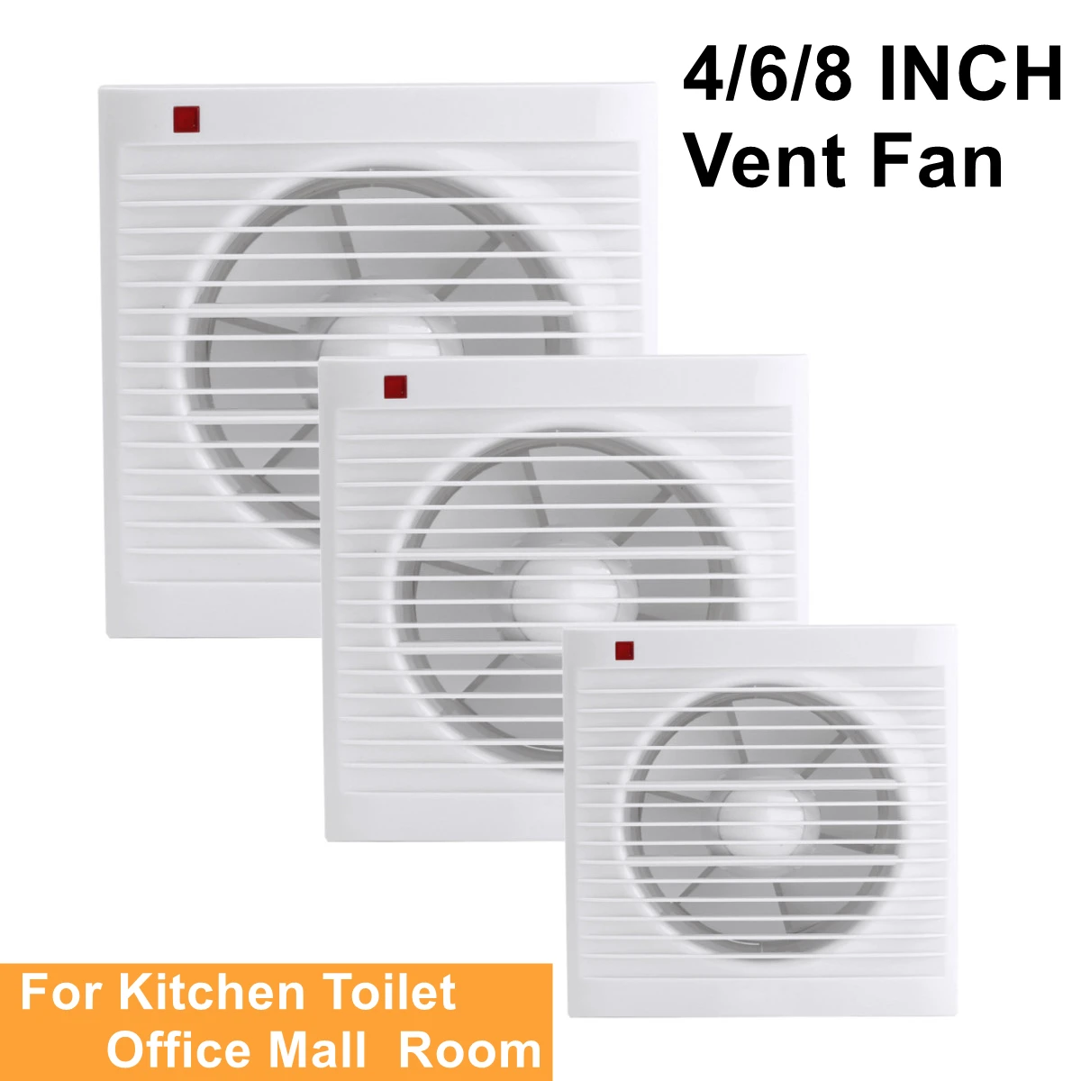 พัดลมดูดอากาศแบบเงียบ ขนาด 4 น - Home Bathroom Vent บทวิจารณ์และราคา