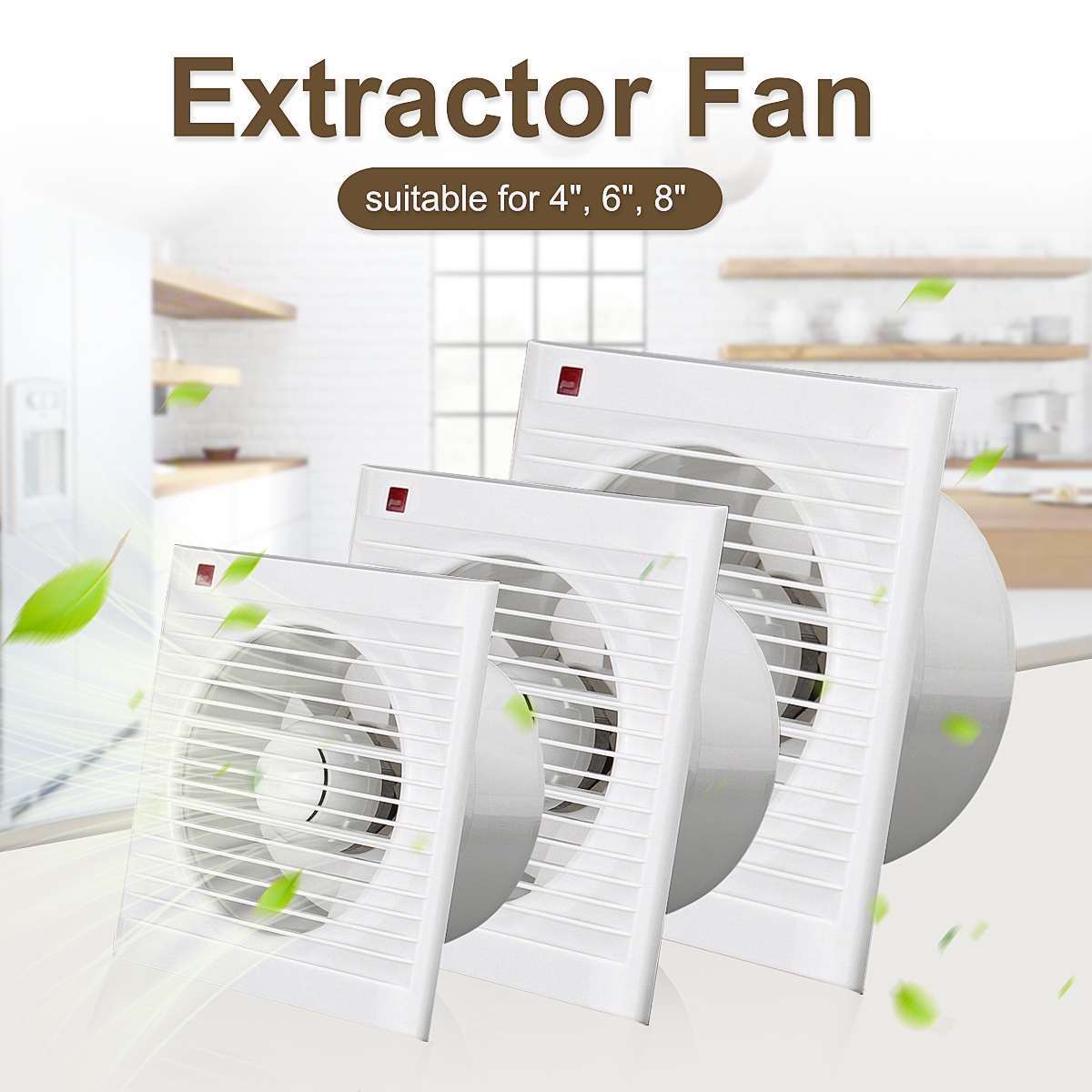 พัดลมดูดอากาศแบบเงียบ ขนาด 4 น - Home Bathroom Vent บทวิจารณ์และราคา