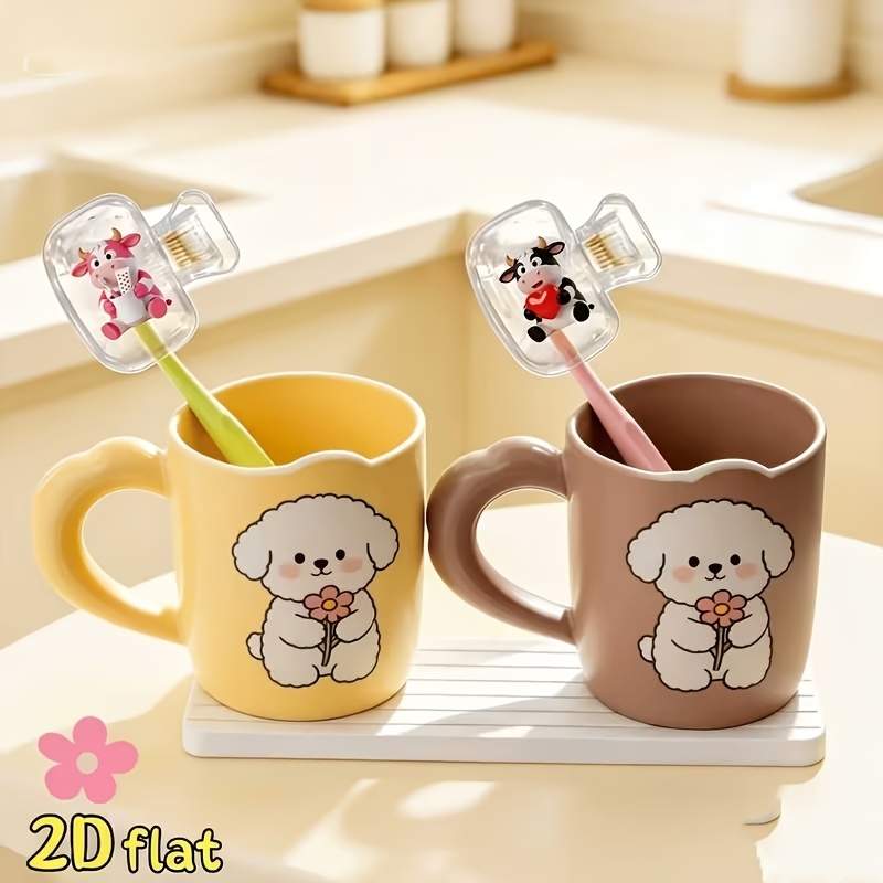 ชุดกล่องใส่แปรงสีฟันลายวัวน่าร - Toothbrush Holder Set บทวิจารณ์และราคา