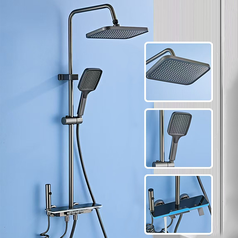 ชุดฝักบัวทองแดงแท้สำหรับใช้ในบ - Home Bathroom Faucets บทวิจารณ์และราคา